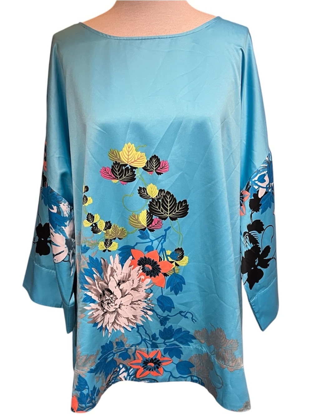 Soft Surroundings Pasaia Floral Top Women's Size 2X